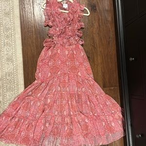 Misa pink floral dress size XS